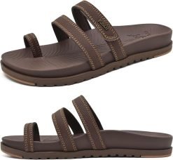 Womens Arch Support Slides (Brown)