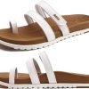 Womens Arch Support Slides (White)
