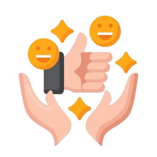 happy customer icon